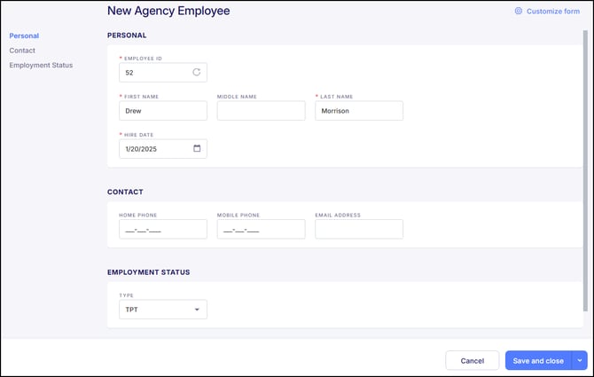 Agency Employees 2