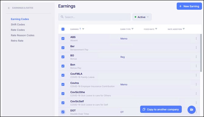 Copy Multiple Codes