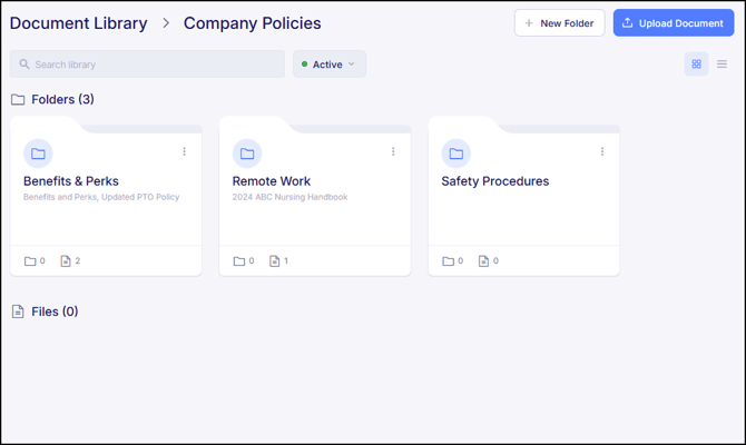 Doc Management subfolders