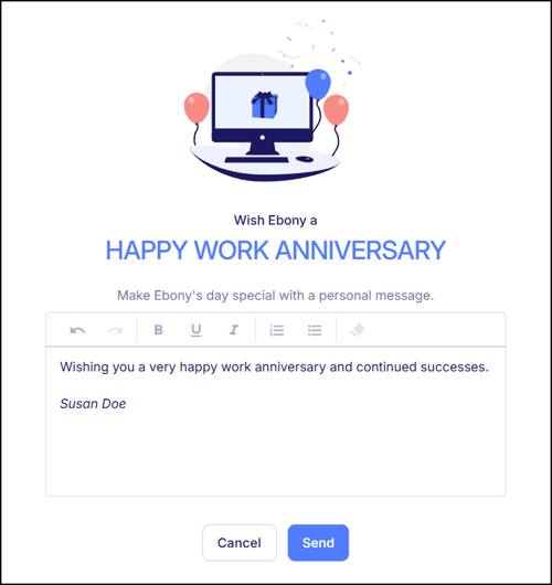 Employee Celebrations Celebrate