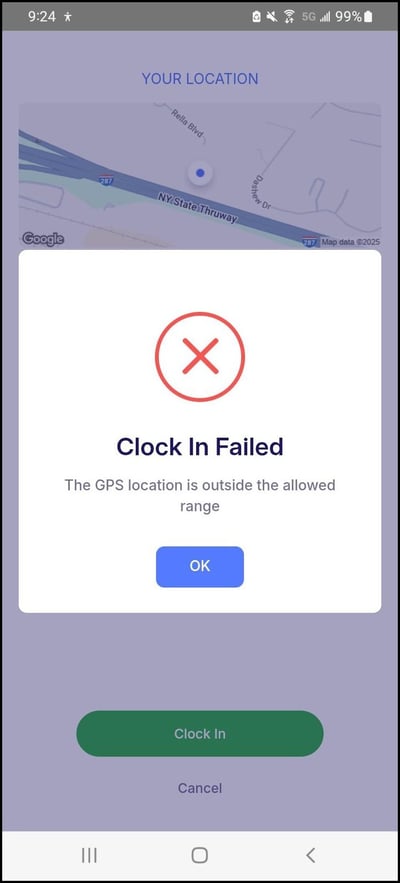 Geofencing ESS