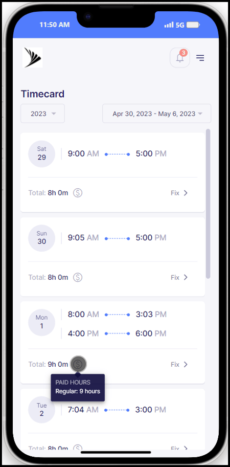Improved Time Tracking