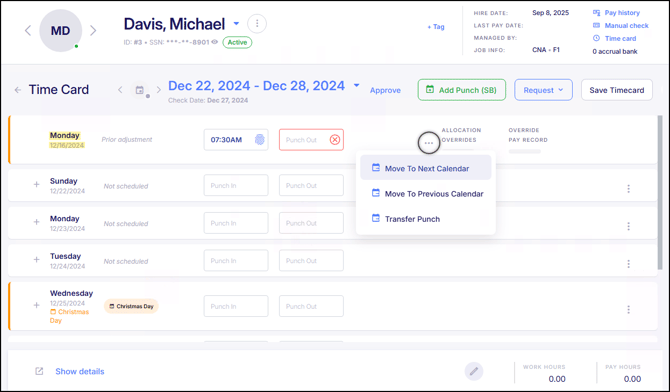 Move to Next Calendar