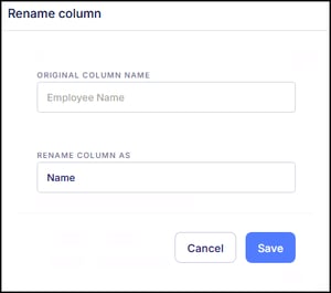 Rename Column As