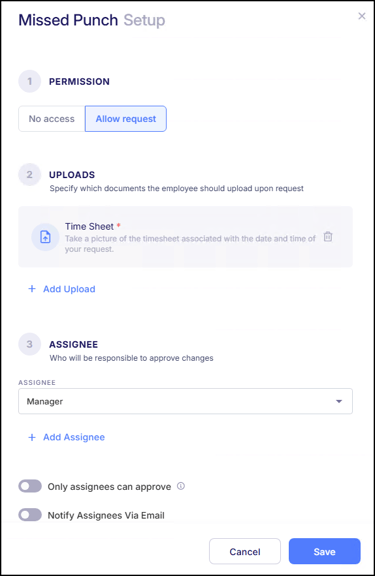 Request & approvals 1