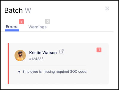 SOC Code Error