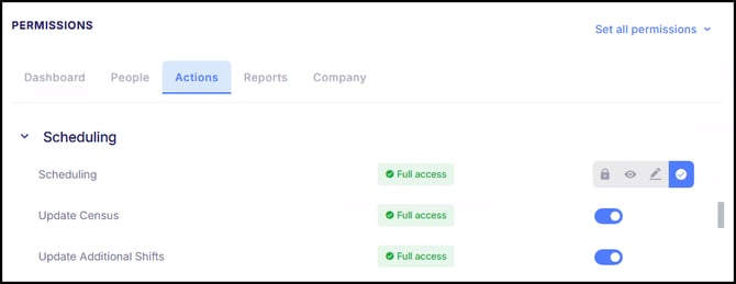 Scheduling Role Permissions