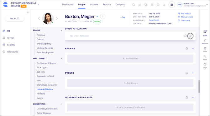 Union Affiliation Card EE Profile 1