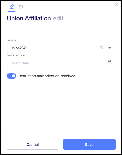Union Affiliation assignment