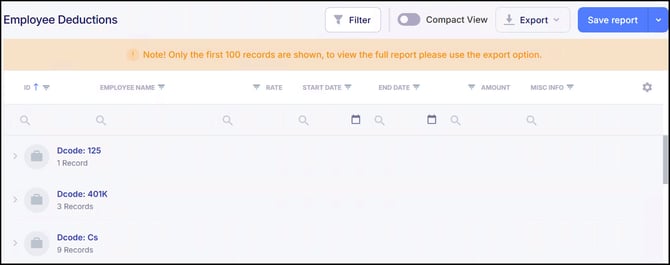 live report