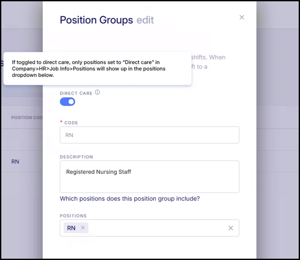 position group tooltip